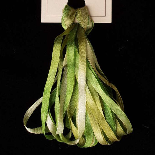 Treenway Silks Ribbon 3.5mm Montano - Spring Green