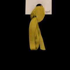 Treenway Silks Ribbon 7mm - 0304 Chamomile Gold