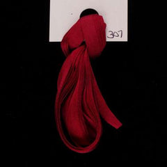 Treenway Silks Ribbon 7mm - 0307 Jen's Red