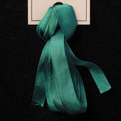 Treenway Silks Ribbon 7mm - 0009 Emerald Dream