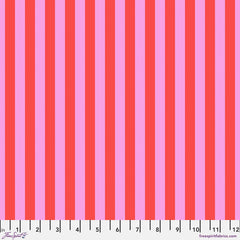 Tula Pink Tent Stripe - Poppy