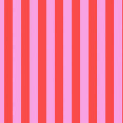 Tula Pink Tent Stripe - Poppy
