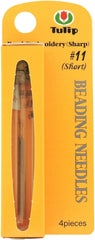 Tulip Beading Needles Size 11 Short - Package of 4