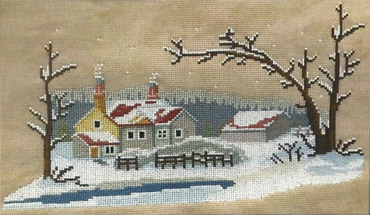 Twin Peaks Primitives Pastoral Winter Cross Stitch Pattern