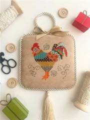 Twin Peaks Primitives Quirky Critters 2024 Sampler Cross Stitch Pattern