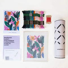 Unwind Studio Myriam Van Neste Colorful Jungle Needlepoint Kit