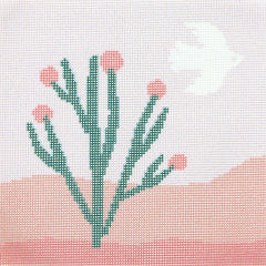 Unwind Studio Desert Cactus Scene Beginner Needlepoint Kit