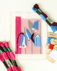 Unwind Studios Silky Leather Needlepoint Kit