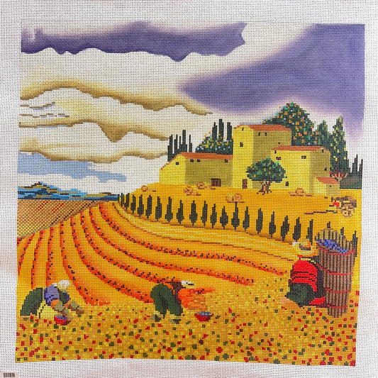 Cooper Oaks Design Village Harvest by Needlepoint Canvas