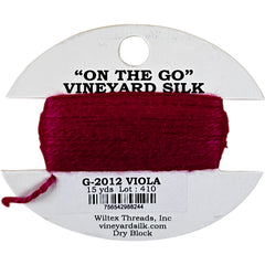 Vineyard Silk Classic On the Go 15 yd Card - 2012 Viola