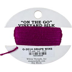 Vineyard Silk Classic On the Go 15 yd Card - 2014 Grape Wine