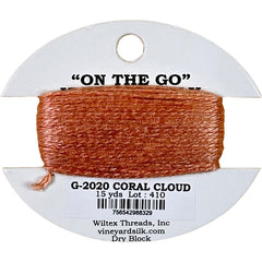 Vineyard Silk Classic On the Go 15 yd Card - 2020 Coral Cloud
