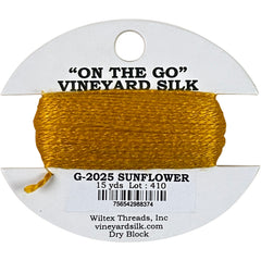 Vineyard Silk Classic On the Go 15 yd Card - 2025 Sunflower