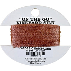 Vineyard Silk Classic On the Go 15 yd Card - 2035 Champagne