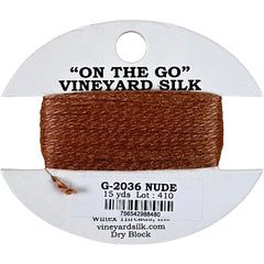 Vineyard Silk Classic On the Go 15 yd Card - 2036 Nude