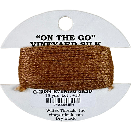 Vineyard Silk Classic On the Go 15 yd Card - 2039 Evening Sun