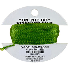 Vineyard Silk Classic On the Go 15 yd Card - 2061 Shamrock