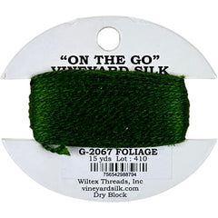 Vineyard Silk Classic On the Go 15 yd Card - 2067 Foliage