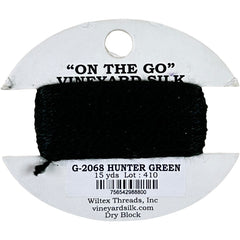 Vineyard Silk Classic On the Go 15 yd Card - 2068 Hunter Green