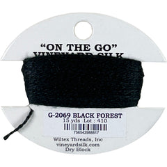 Vineyard Silk Classic On the Go 15 yd Card - 2069 Black Forest