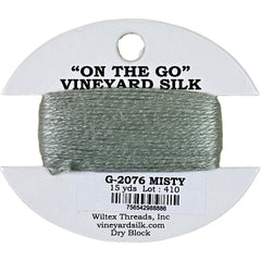 Vineyard Silk Classic On the Go 15 yd Card - 2076 Misty