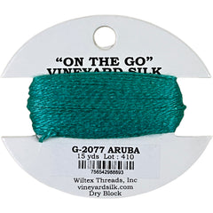 Vineyard Silk Classic On the Go 15 yd Card - 2077 Aruba
