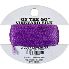 Vineyard Silk Classic On the Go 15 yd Card - 2097 Lavender