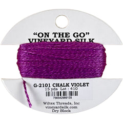 Vineyard Silk Classic On the Go 15 yd Card - 2101 Chalk Violet
