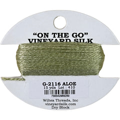 Vineyard Silk Classic On the Go 15 yd Card - 2116 Aloe