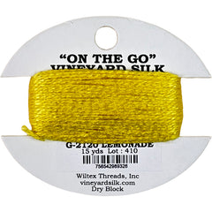 Vineyard Silk Classic On the Go 15 yd Card - 2120 Lemonade
