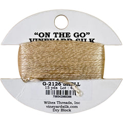 Vineyard Silk Classic On the Go 15 yd Card - 2126 Shell