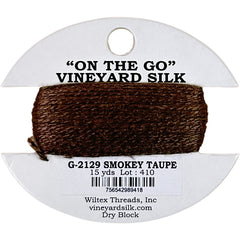 Vineyard Silk Classic On the Go 15 yd Card - 2129 Smoky Taupe