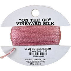 Vineyard Silk Classic On the Go 15 yd Card - 2130 Blossom