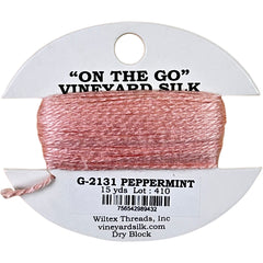 Vineyard Silk Classic On the Go 15 yd Card - 2131 Peppermint
