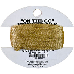 Vineyard Silk Classic On the Go 15 yd Card - 2138 Lemon Drop