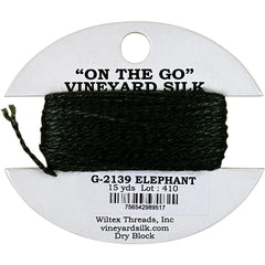 Vineyard Silk Classic On the Go 15 yd Card - 2139 Elephant