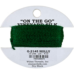 Vineyard Silk Classic On the Go 15 yd Card - 2145 Holly