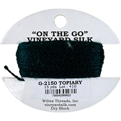 Vineyard Silk Classic On the Go 15 yd Card - 2150 Topiary