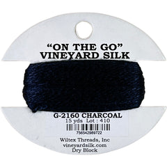 Vineyard Silk Classic On the Go 15 yd Card - 2160 Charcoal
