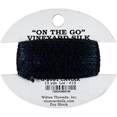 Vineyard Silk Classic On the Go 15 yd Card - 2161 Caviar