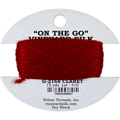 Vineyard Silk Classic On the Go 15 yd Card - 2168 Claret
