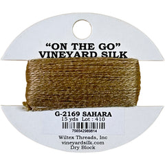 Vineyard Silk Classic On the Go 15 yd Card - 2169 Sahara