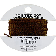 Vineyard Silk Classic On the Go 15 yd Card - 2171 Partridge