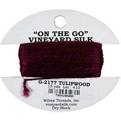 Vineyard Silk Classic On the Go 15 yd Card - 2177 Tulipwood