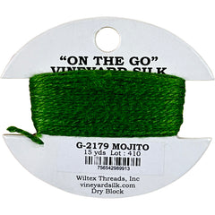 Vineyard Silk Classic On the Go 15 yd Card - 2179 Mojito