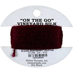 Vineyard Silk Classic On the Go 15 yd Card - 2182 Raspberry Truffle