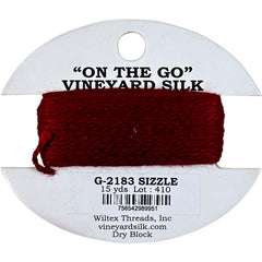 Vineyard Silk Classic On the Go 15 yd Card - 2183 Sizzle