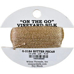 Vineyard Silk Classic On the Go 15 yd Card - 2184 Butter Pecan