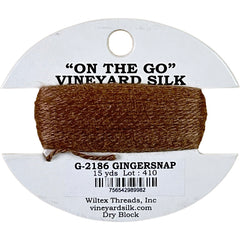 Vineyard Silk Classic On the Go 15 yd Card - 2186 Gingersnap