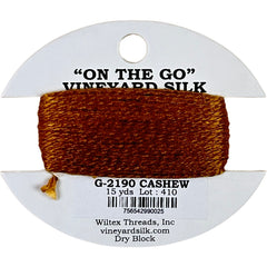 Vineyard Silk Classic On the Go 15 yd Card - 2190 Cashew